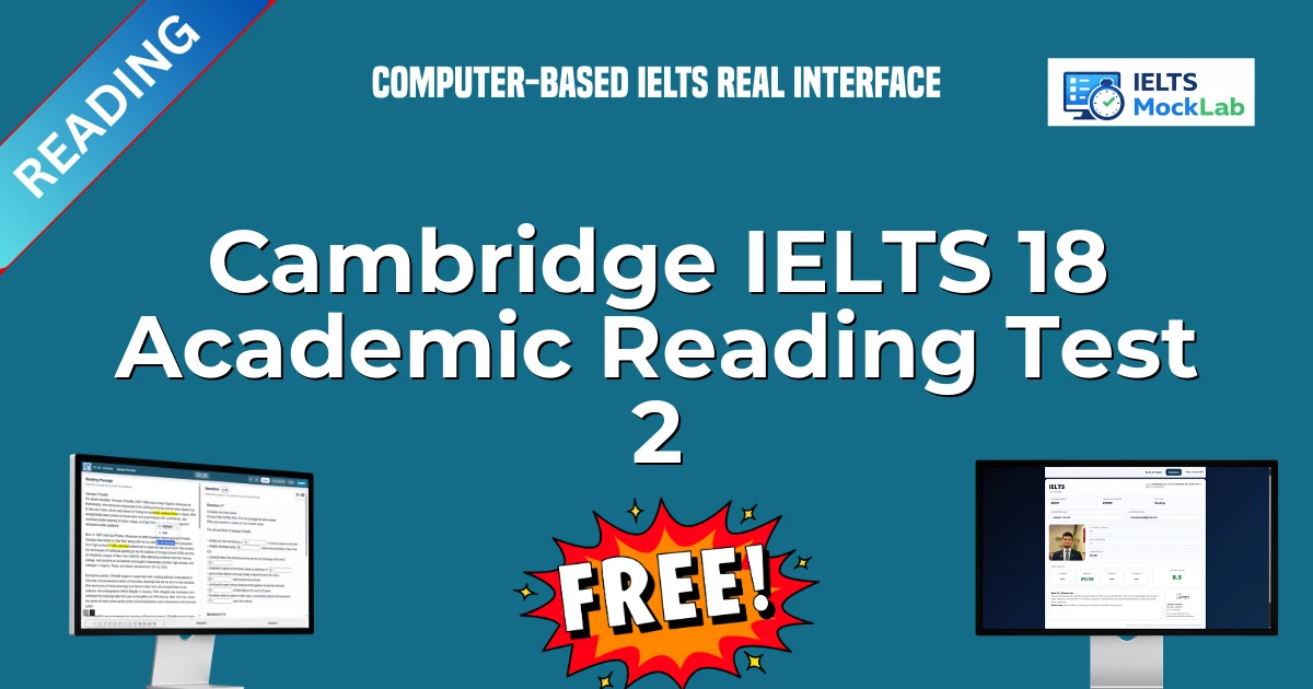 Cambridge IELTS 18 Academic Reading Test 2 featured image